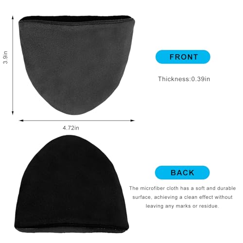 Ohleats Car Screen Cleaner, 4.72×3.93" Microfiber Auto Screen Cleaning Pad, Foldable Touch Screen Cleaner Cloth for Vehicle Dashboard LCD Display, Interior Car Accessories (Triangle, 2PCS) - color: Triangle,2Pcs