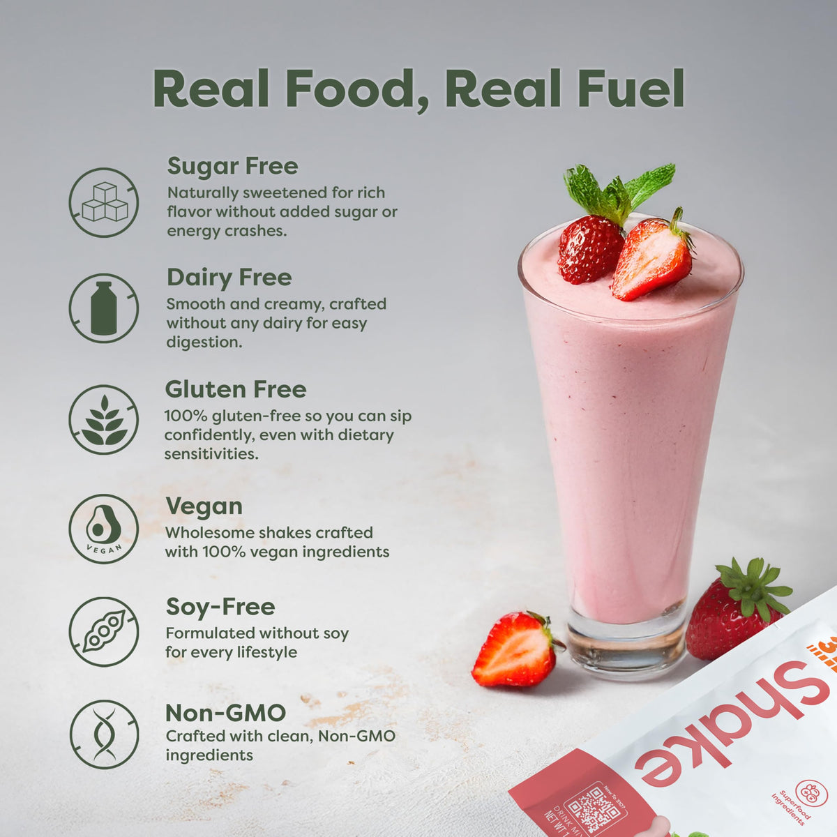310 Nutrition All-In-One Plant-Based Meal Replacement Shake – Strawberry, 14 Servings
