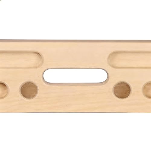 Rock Climbing Fingerboard Heavy Duty Portable Trainer | Rock Climbing Pull Up Bar Grip Trainer for Climbers Beginner Men Women Home Gym Indoor Fitness Workout
