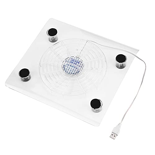 Ultra Silence USB Notebook Cooling with LED RGB Lights, Portable Cold Piston Fans for Laptop, Ergonomic Design for Players