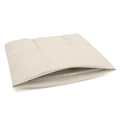 Puffy Laptop Sleeve 15inch 16 inch, Off White | Pillow Shape Laptop Sleeve, Compatible MacBook Air 15 in M4 2025 & MacBook Pro 15/16 in M1 M2 M3 M4 M5 2024 - color: Off White, size: For 15"-16" MBA/MAP M4 M3 M2 M1