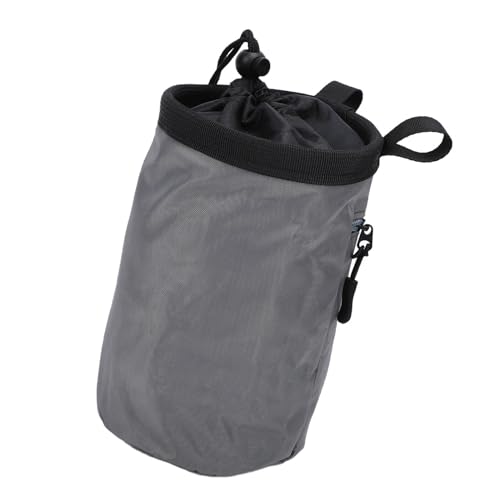 Climbing Chalk Bag placeholder Chalk Bucket Gym Bag Workout Large Capacity Oxford Fabric Fleece Lining Drawstring Zipper Pocket Adjustable Waist Belt for Cl