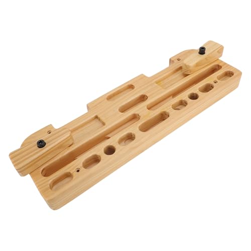 Solid Wood Training Hang Board for Enhanced Finger Strength Exercise At Home Gym or Outdoors
