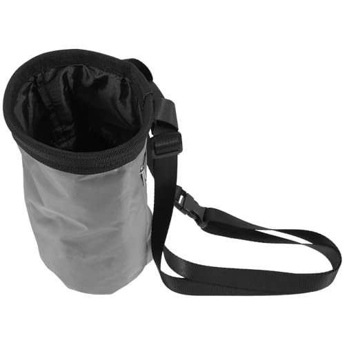 Anti-Slip Chalk Bag for Rock Climbing with Wear-Resistant Oxford Fabric and Fleece, Large Capacity Climbing Powder Storage Bag for Outdoor and Camping Use