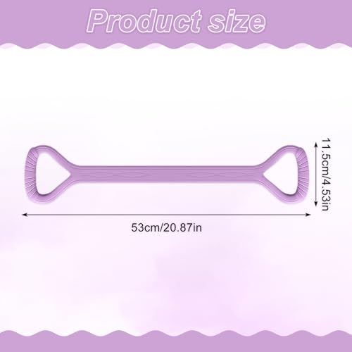 Figure 8 Fitness Band with Handle,Exercise for Arm & Shoulder,Yoga,Stretch | Non-Slip Ropes ,Elastic Bandsfor Women,Back Training Exercise Equipment - color: blue