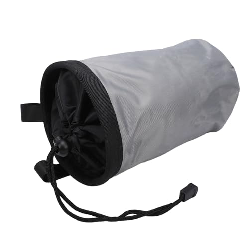 Climbing Chalk Bag placeholder Chalk Bucket Gym Bag Workout Large Capacity Oxford Fabric Fleece Lining Drawstring Zipper Pocket Adjustable Waist Belt for Cl