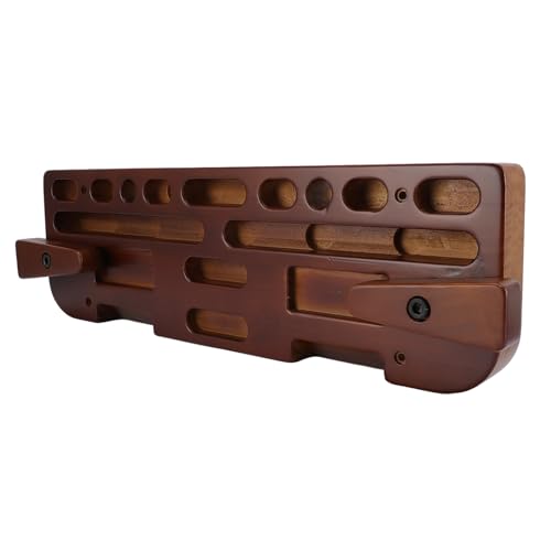 Wooden Hangboard Training Board for Climbers – Ergonomic Fingerboard for Pull-Up & Grip Strength Training, Fit for Home Gym & Indoor Climbing