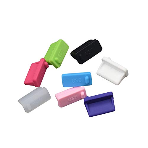 10PCS Universal Computer Anti Dust Stopper/Plug, General Laptops Soft Silicone Dustproof Cover, Notebook Laptop PC Computer Accessories, Anti-dust Stopper-USB3.0 Transparent Silicone - color: USB3.0 Transparent Silicone