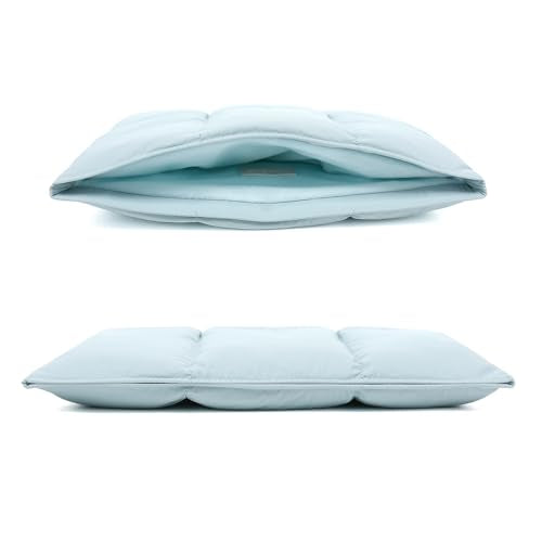 Puffy Laptop Sleeve 15inch 16 inch, Sky Blue | Pillow Shape Laptop Sleeve, Compatible With MacBook Air 15 in M4 2025 & MacBook Pro 16 in M4 2024 - color: Sky Blue, size: For 15"-16" MBA/MAP M4 M3 M2 M1