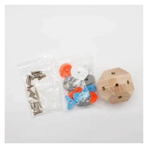 MUSM Wooden Handcrafted Boulder Block Climbing Hold Strength Training for Grip Power Precision Functional
