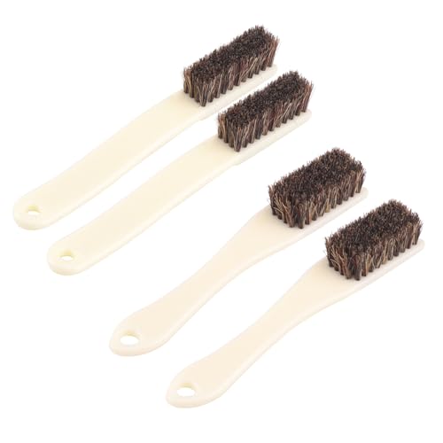 2pcs Rock Climbing Brush Bouldering with Thick Hairs Bristles Bouldering Tool Accessory Outdoor Cleans Climbing Accessory - color: Brown Small
