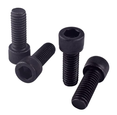 10Pcs 5/16-18 x 2" Socket Head Cap Screws Bolts, 12.9 Grade Alloy Steel Black Oxide Finish, Allen Hex Drive, UNC Coarse Full Thread - size: 5/16-18 x 2" (10PCS)