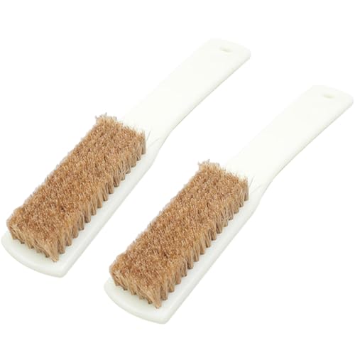 NUOBESTY 2pcs Rock Climbing Brush Boar Bristle and Sturdy Handle, Outdoor Sports Cleaning Tool for Boulder and Stone Holds, Convenient Climbing Supplies