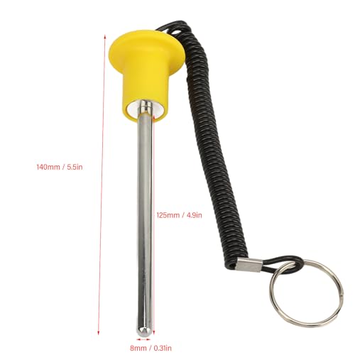 8mm Weight Stack Pin Gym Selector Pin with Magnetic Lock Heavy Duty Weight Machine Pin for Equipment