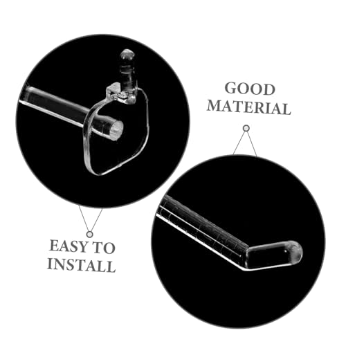 GLEAVI 50pcs Hook Display Board Plastic Pegboard Hooks for Hanging Tools Peg Board Accessories Garage Wall Organizer - size: 10.30X3.50X2.30CM