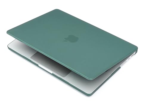 UESWILL Compatible with MacBook Pro 16 inch Case 2021-2026 Release M5 M4 M3 M2 M1 Pro Max chip Model: A3429 A3428 A3403 A3186 A2991 A2780 A2485, Matte Hard Shell Cover, Peacock Green - color: Peacock Green, size: MacBook Pro 16" (M1 M2 M3 M4 M5)