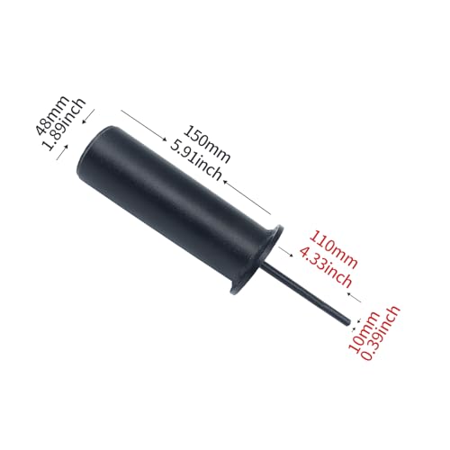 Weight Stack Pin with Spring Clip Collar Weight Stack Extender Pin for Cable Machines and Functional Trainers Commercial Home Gym Accessories (Dia:10mm Length: 110mm) - size: Dia:10mm Length: 110mm
