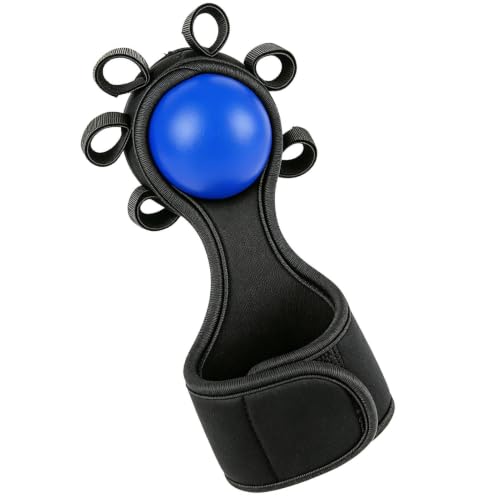 Hand Exercise Balls Grip Muscle Trainer Ball | Finger Exercise Tool for Workout Outdoor Weightlifting Rock Climbing Home Fitness Gym Office - color: Blue