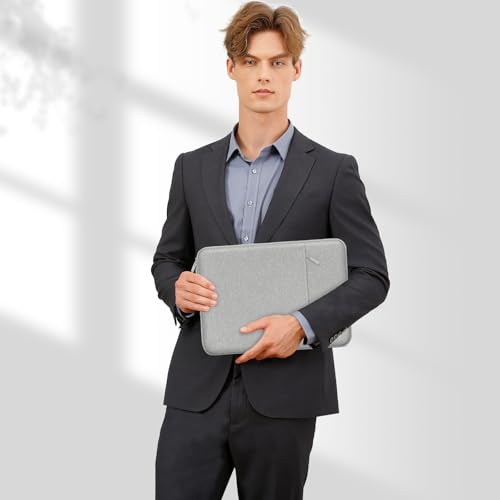 MOSISO Laptop Case 12.3 inch, 11-11.6 inch Laptop Sleeve Bag with Pocket | Compatible with MacBook Air 11.6, Acer HP Dell Lenovo Samsung, Surface Pro, Polyester Vertical Computer Bag, Gray - color: Gray, size: 12.3 inch