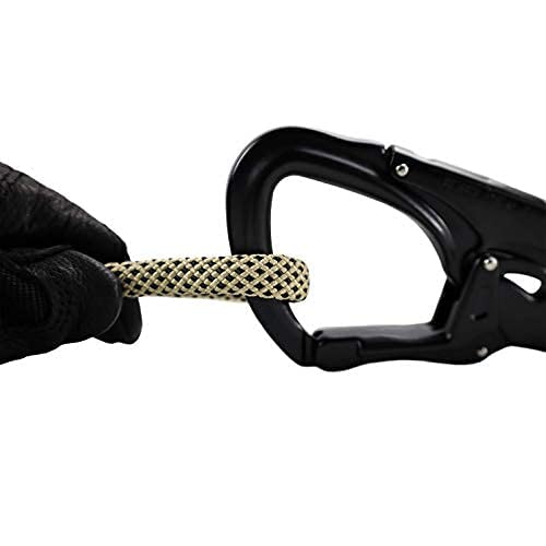 Bulldog 8mm & 10mm - Friction Hitch 100% Technora, 5400 MBS, Prusik By Pelican Rope - Arborist Rope, Tree Gear, Accessory Cord (28, 10mm Diameter) - size: 10 mm x 711 mm