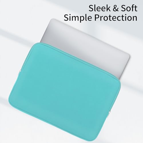 RAINYEAR 13.3 Inch Laptop Sleeve Case Padded Carrying Bag, Blue | Slim Protective Soft Zipper Computer Cover for 13.3 Inch Notebook Computer Chromebook 14 inch MacBook Pro/Max M1 M2 M3 M4 M5 - color: Blue, size: 13"-13.3"