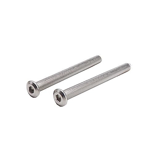 6pcs M8 x 115mm Rivet Countersunk Socket Cap Allen Head Bolts Screws Connecting for Furniture, 304 Stainless Steel - size: 6pcs M8 x 115mm