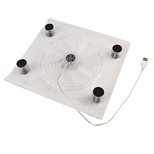 Ultra Silence USB Notebook Cooling with LED RGB Lights, Portable Cold Piston Fans for Laptop, Ergonomic Design for Players