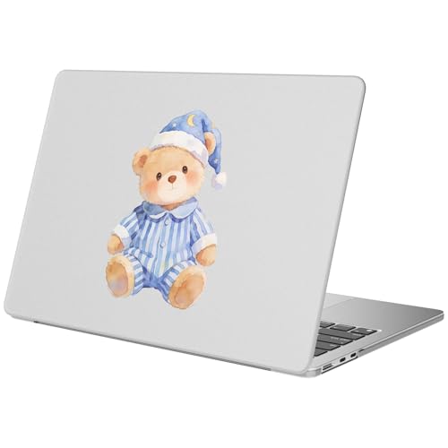 Compatible with MacBook Air 13 inch Case M5-M2 Cute Kawaii Bear | M5 M4 M3 M2 2026-2022 A3449 A3240 A3113 A2681 Release | Protective Hard Shell Matte Cover for MacBook Air 13.6 inch - color: Bear A, size: MacBook Air 13.6 inch M5 M4 M3 M2