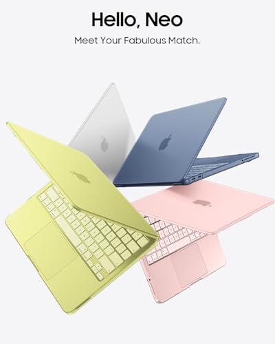 Fintie Case for MacBook Neo 13 Inch A3404 2026, Frost Blush | Snap-On Hard Shell Cover, Ultra-Thin, Slim Fit, Lightweight - color: Frost Blush