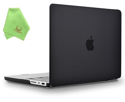 UESWILL Compatible with MacBook Pro 16 inch Case 2021-2026 Release M5 M4 M3 M2 M1 Pro Max chip Model: A3429 A3428 A3403 A3186 A2991 A2780 A2485, Matte Hard Shell Cover, Black - color: Black, size: MacBook Pro 16" (M1 M2 M3 M4 M5)