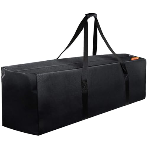 INFANZIA 47in Large Travel Duffel Bag, 600D Water Resistant Foldable, 196L | Sport Luggage Bag with Upgrade Zipper, Foldable Equipment Storage Bag, for Moving Camping Tent Tripod Fishing - size: 47x15x17 inch