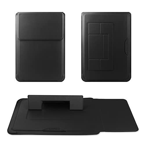HoYiXi 15 16 Inch Laptop Sleeve Case Leather Bag for MacBook Pro 16 2021 & 2019/ASUS Vivobook 15/Huawei MateBook D15/HP 15.6" PC/MacBook Pro 15/Surface Laptop 3/Dell Inspiron 15/IdeaPad, Black - color: Black, size: 15-16 in