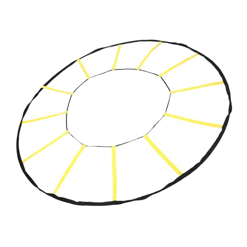 Circular Agility Training Ladder, 12 Rungs Nylon Speed and Agility Trainer for Soccer Basketball, with Storage Bag for Indoor Outdoor Sports Training