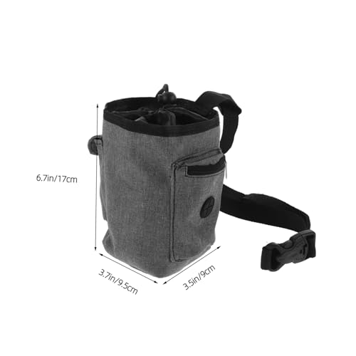 KOMBIUDA Chalk Bag for Rock Climbing and Bouldering Waterproof Magnesium Chalk Container with Zippered Pocket Durable Outdoor Gear for Gymnastics and Weight Lifting
