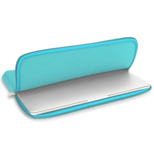 RAINYEAR 13.3 Inch Laptop Sleeve Case Padded Carrying Bag, Blue | Slim Protective Soft Zipper Computer Cover for 13.3 Inch Notebook Computer Chromebook 14 inch MacBook Pro/Max M1 M2 M3 M4 M5 - color: Blue, size: 13"-13.3"