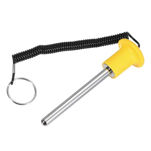 Gym Pin Weight Stack Pin Strength Training Lifting Equipment Replacement with Pull Rope Fitting for Club - color: Yellow, size: 0.4 x 4.1 Inch
