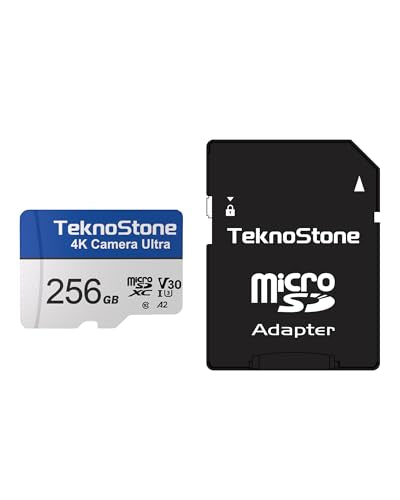 256GB Camera MicroSDXC TF Memory Card with Adapter 1 Pack | 180MB/s Read 130MB/s Write UHS-I C10 U3 V30 A2 4K/5K UHD for GoPro DJI Insta360 Dash Cams Security Cameras Drone - size: Camera 256GB