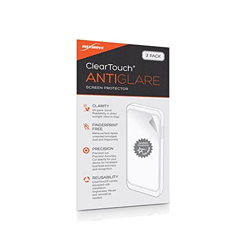 BoxWave Screen Protector Compatible with XPG Intel i7-9750H (15.6 in) - ClearTouch Anti-Glare (2-Pack), Anti-Fingerprint Matte Film Skin
