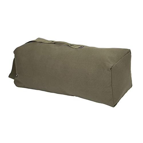 Stansport Deluxe Duffel Bag with Shoulder Strap - color: Olive Green, size: 36" X 10" X 10" (Pack of 12)