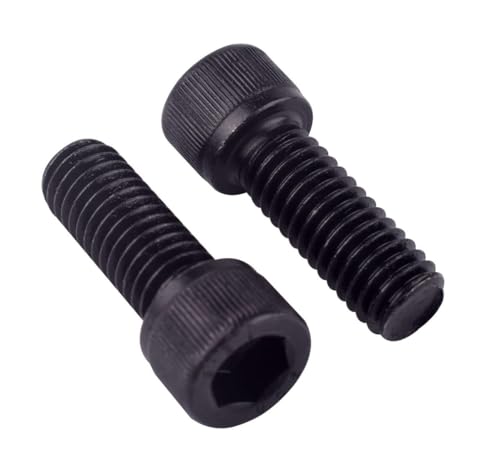 10Pcs 3/8-16 x 2 Socket Head Cap Screws Bolts, 12.9 Grade Alloy Steel Black Oxide Finish, Allen Hex Drive, UNC Coarse Full Thread - size: 3/8-16 x 2" (10PCS)