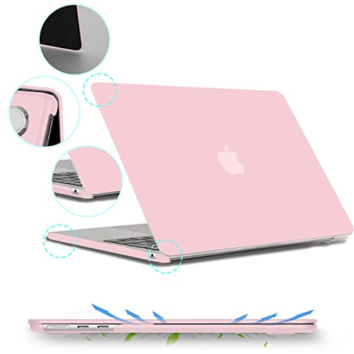 B BELK for MacBook Air 15 inch Case 2026 2025-2023 M5 M4 M3 M2, Baby Pink | Model A3448 A3241 A3114 A2941, Matte Plastic Laptop Hard Shell Case with Keyboard Cover & Screen Protector, Easy Snap-On - color: Baby Pink