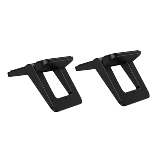 DOITOOL 2pcs Mini Foldable Laptop Stand Holder, Portable Notebook Holder with Heightening Support for Travel and Home Office, Black