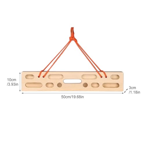 Rock Climbing Board Multi-Grip Heavy Duty | Rock Climbing Pull Up Bar Grip Trainer for Climbers Beginner Men Women Home Gym Indoor Fitness Workout