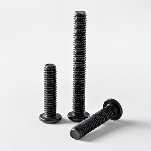 1/4-20 x 5/16" (50 Pack) Flat Head Hex Socket Cap Screws Bolts, Black Oxide 304 Stainless Steel 18-8, Hex Drive, Bright Finish, Fully Machine Thread - size: 1/4-20 x 5/16"