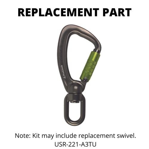 1/2" - The Vine All-in-One Arborist Flip Line Kit w/Aluminum Swivel Eye - (8', 10', 12' Arborist Climbing Rope) - size: 1/2 in. x 8 ft.