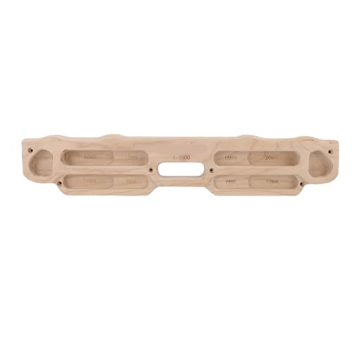 RiToEasysports Rock Climbing Hangboard, Wood Fingerboard for Strength Training, Finger Strength Builder for Bouldering, Pull Ups, Home Gym Climbers