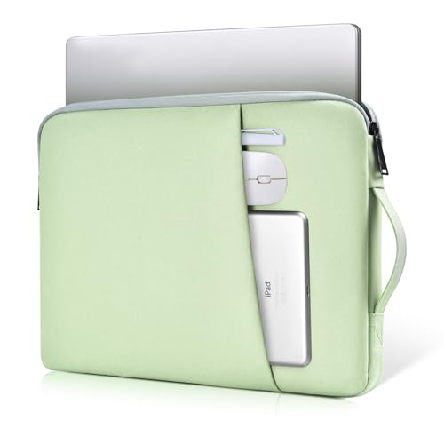 Laptop Sleeve Case 17 17.3 Inch with Handle Computer Bag Carrying Case for HP Pavilion 17/ Envy 17/ Dell/IdeaPad ThinkPad/LG Gram/MSI/ASUS Acer, Green - color: Green, size: 17-17.3 Inch