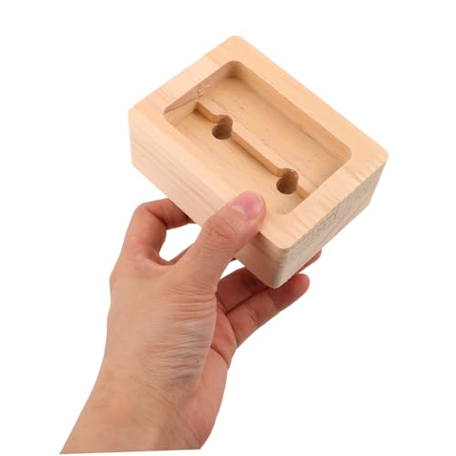 SECFOU 2pcs Portable Wooden Fingerboard Climbing Hangboards for Rock Climbing Training Grip Strength and Endurance Building Compact Training Equipment for Home and Outdoor Use