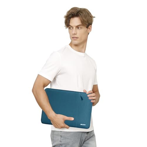 MOSISO Laptop Case 13 inch, Laptop Sleeve Bag with Pocket | Compatible with MacBook Neo A3404 2026/Air/Pro 13 M5/M4/M3/M2/M1 2026-2016, Polyester Vertical Computer Bag, Deep Teal - color: Deep Teal, size: 13 inch