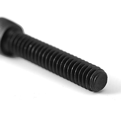 Socket Head Cap Screw, 1/4-20 x 3/8", Alloy Steel, Black Oxide, Hex Socket Coarse Thread, 1/4 inch Hexagonal Allen Bolt, Length: 3/8 inch, Full Thread (Quantity: 20) - size: 3/8